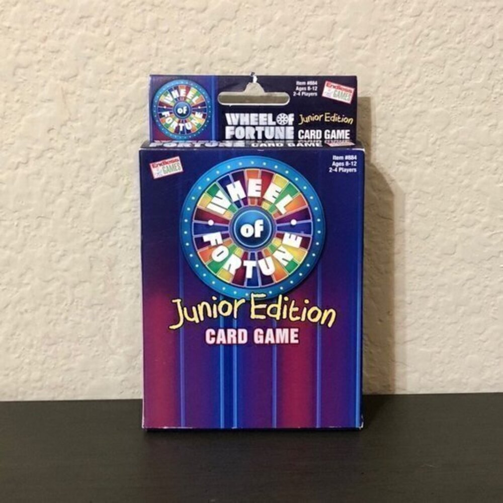 Wheel Of Fortune Jr. Edition Card Game